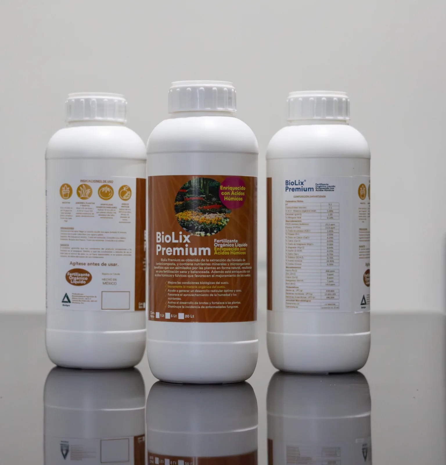 Botellas de BioLix (imagen provisional: se muestra BIOLIX PREMIUM mientras llega la foto del BIOLIX estándar)